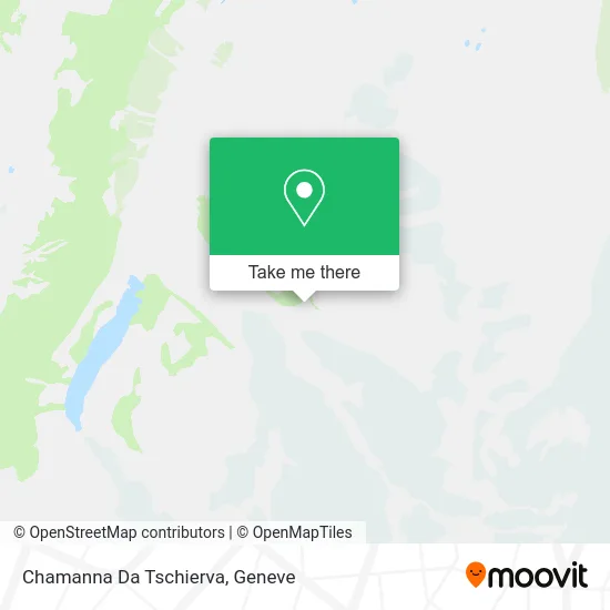 Chamanna Da Tschierva map