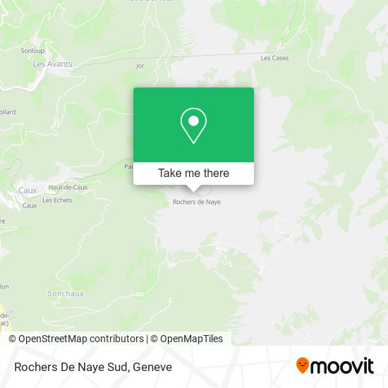 Rochers De Naye Sud map