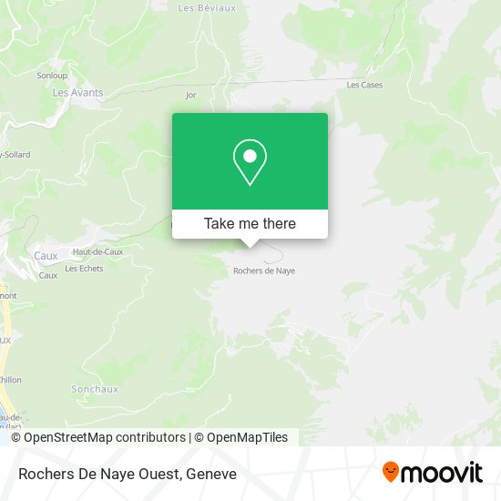 Rochers De Naye Ouest map