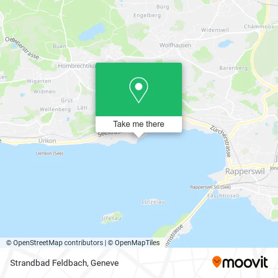 Strandbad Feldbach map
