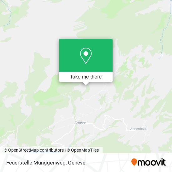 Feuerstelle Munggenweg map