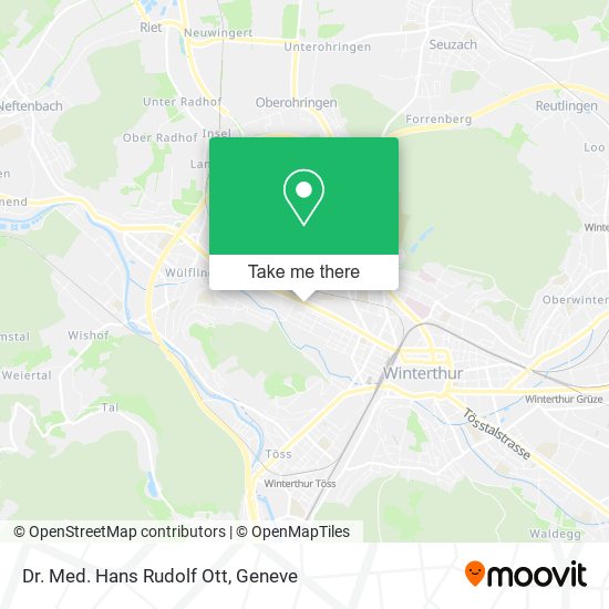 Dr. Med. Hans Rudolf Ott map
