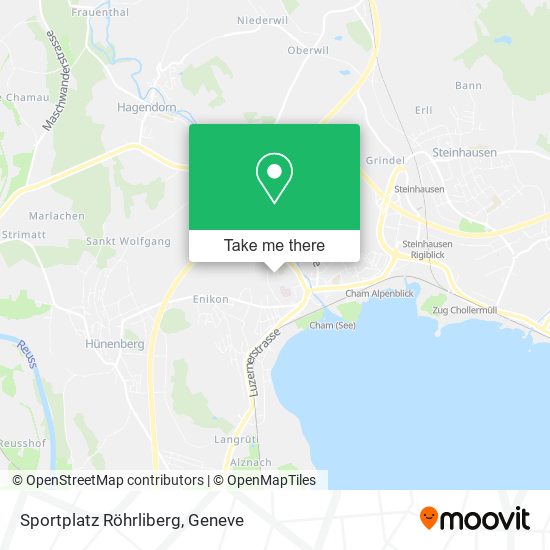Sportplatz Röhrliberg map