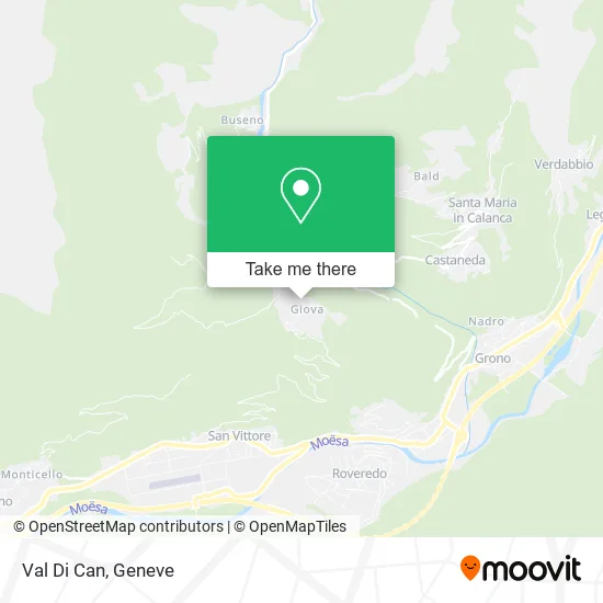 Val Di Can map