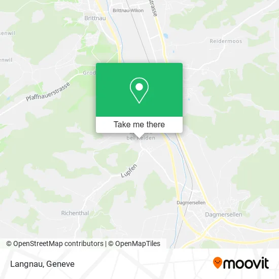 Langnau map