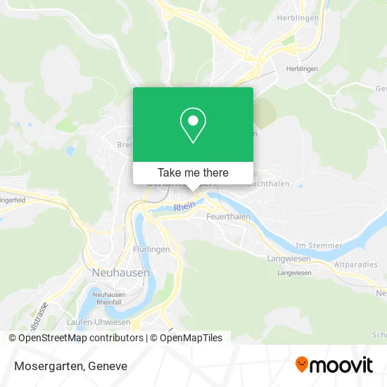 Mosergarten map