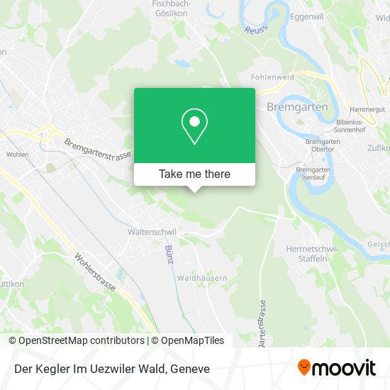 Der Kegler Im Uezwiler Wald map