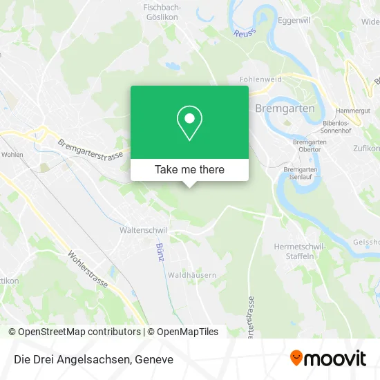 Die Drei Angelsachsen map