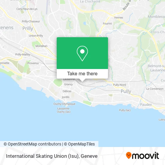 International Skating Union (Isu) map