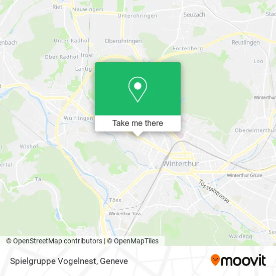 Spielgruppe Vogelnest map
