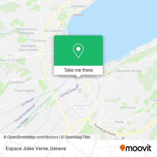 Espace Jules Verne map