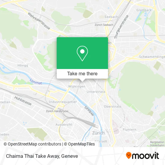 Chaima Thai Take Away map
