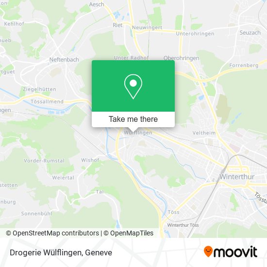 Drogerie Wülflingen map