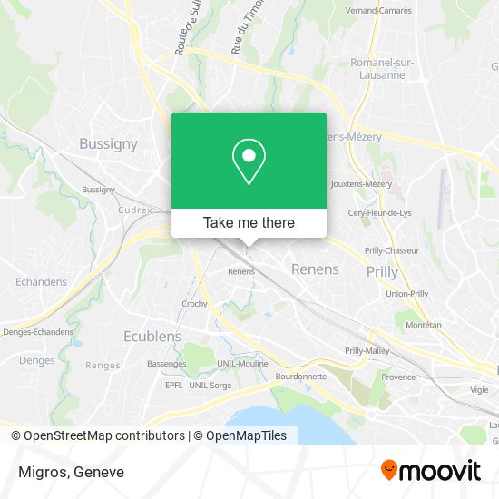 Migros map