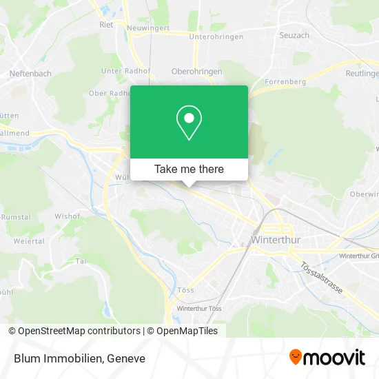Blum Immobilien map