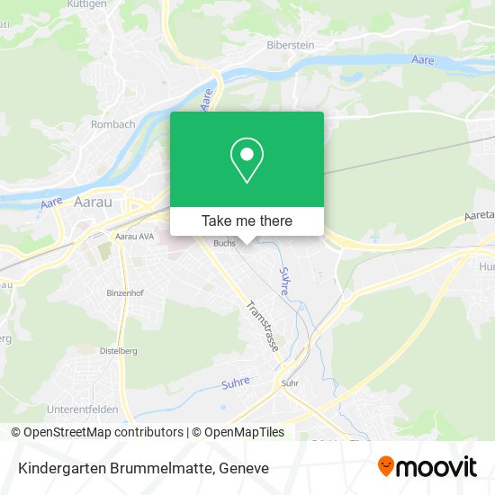 Kindergarten Brummelmatte map
