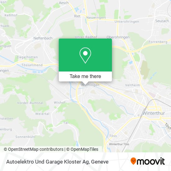 Autoelektro Und Garage Kloster Ag map