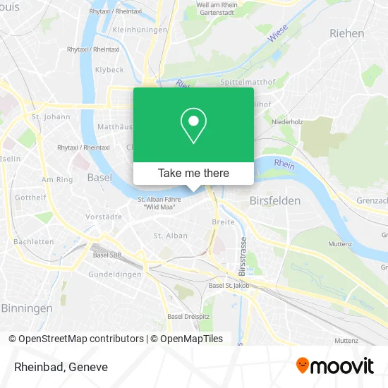 Rheinbad map