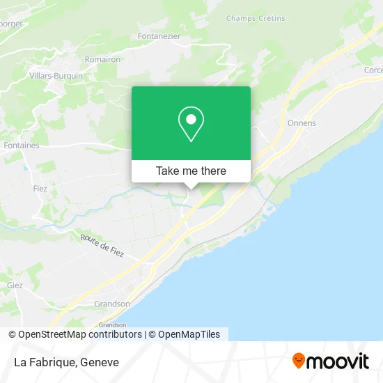 La Fabrique map
