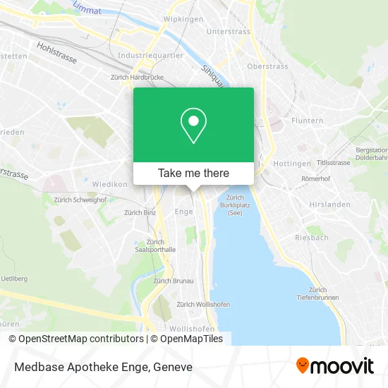 Medbase Apotheke Enge map