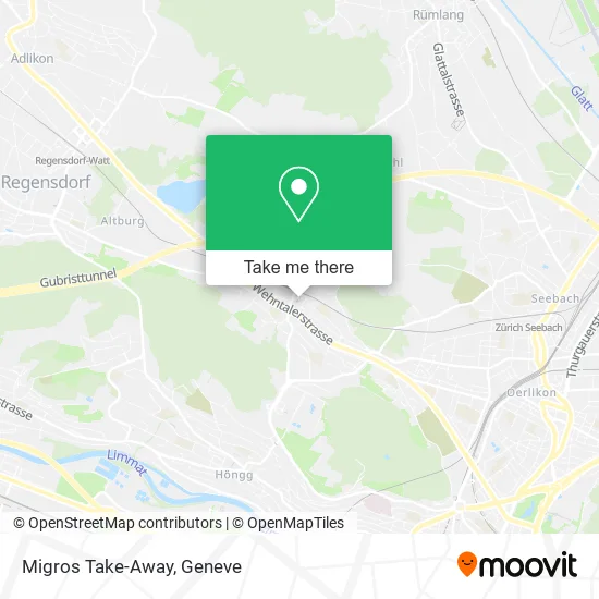 Migros Take-Away map