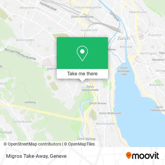 Migros Take-Away map
