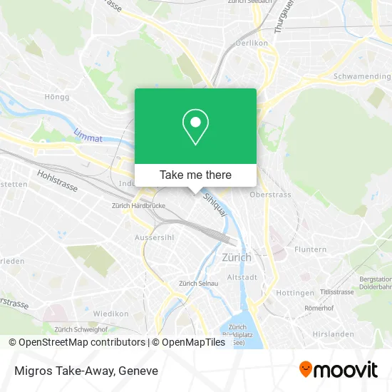 Migros Take-Away map