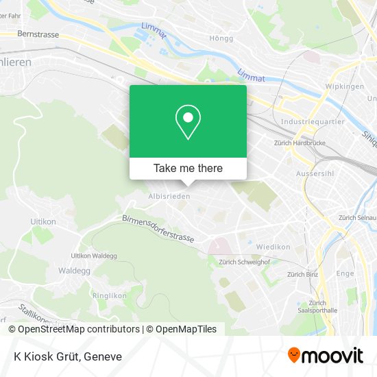 K Kiosk Grüt map