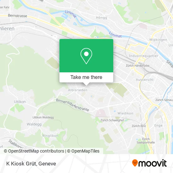 K Kiosk Grüt map