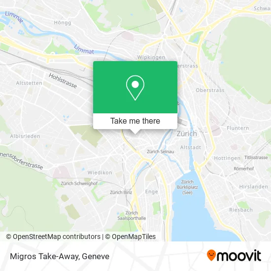 Migros Take-Away map