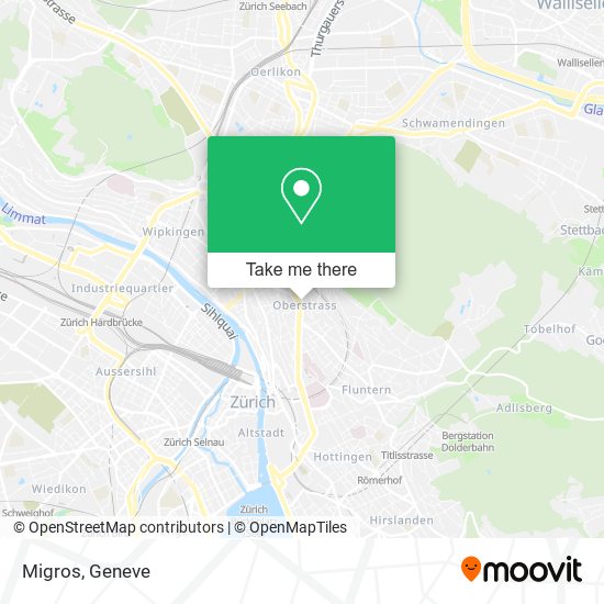 Migros map