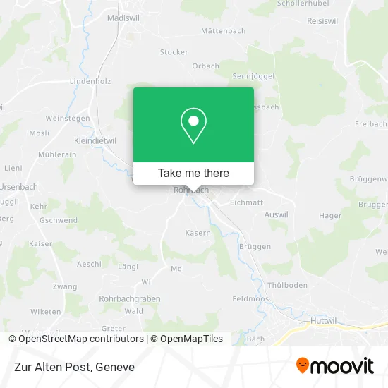 Zur Alten Post map