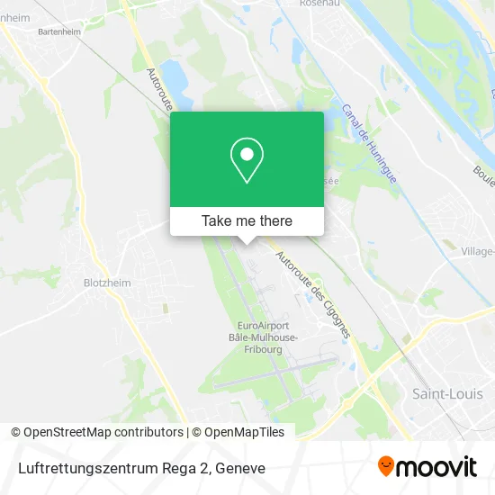 Luftrettungszentrum Rega 2 map