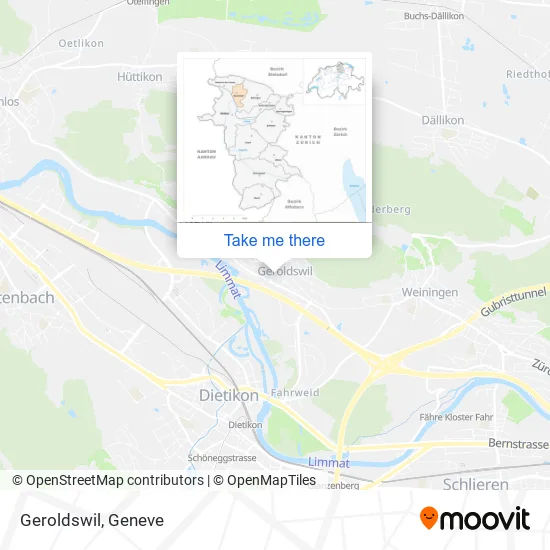 Geroldswil map