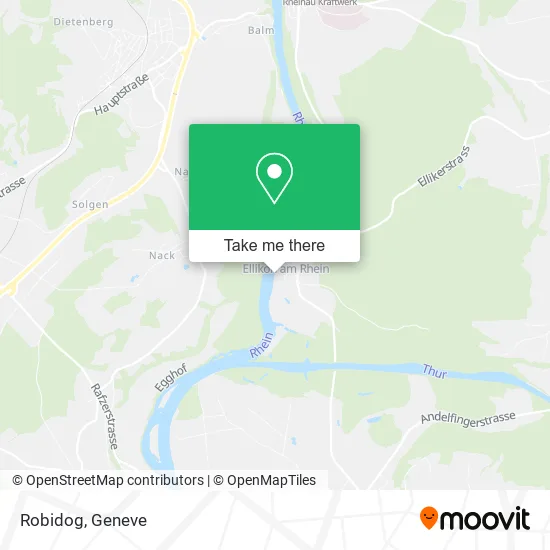 Robidog map