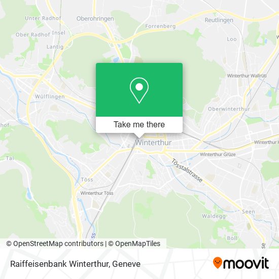 Raiffeisenbank Winterthur map