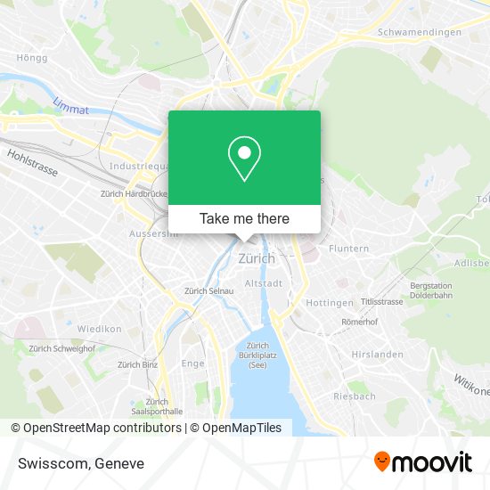 Swisscom map