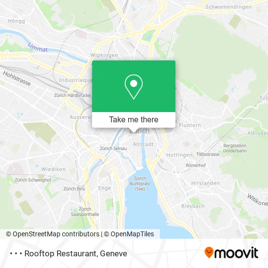 • • • Rooftop Restaurant map