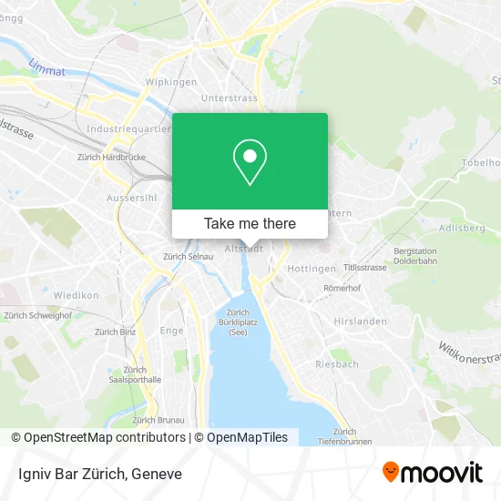 Igniv Bar Zürich map