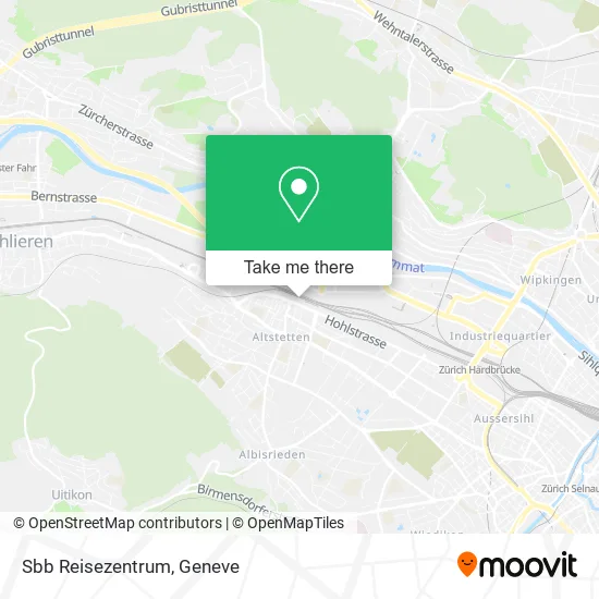 Sbb Reisezentrum map