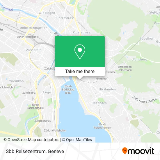 Sbb Reisezentrum map