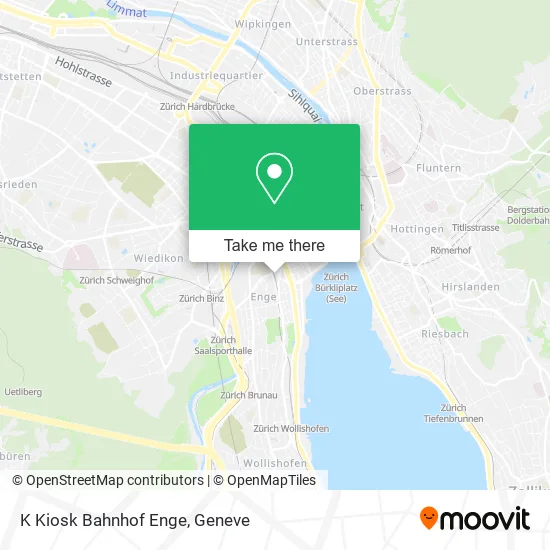 K Kiosk Bahnhof Enge map