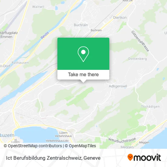 Ict Berufsbildung Zentralschweiz map