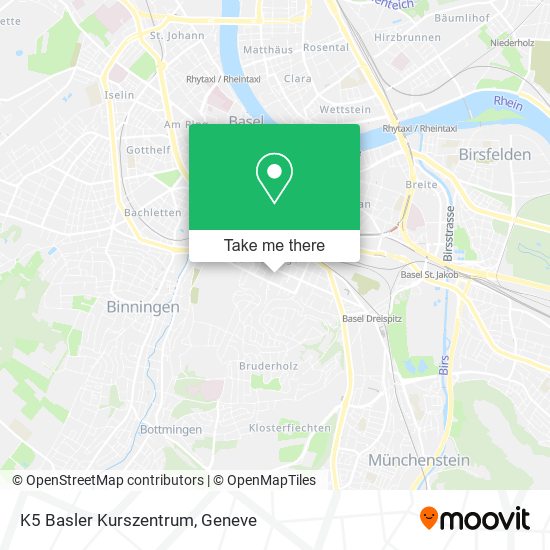 K5 Basler Kurszentrum map