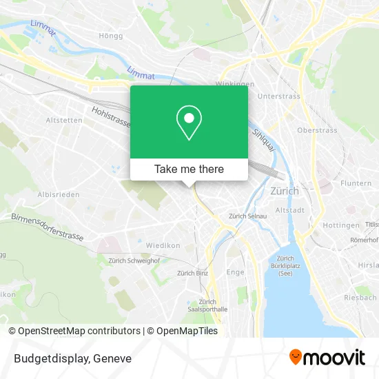 Budgetdisplay map