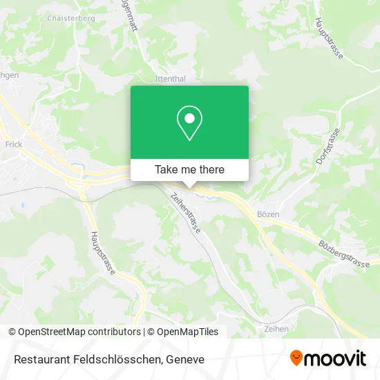 Restaurant Feldschlösschen map