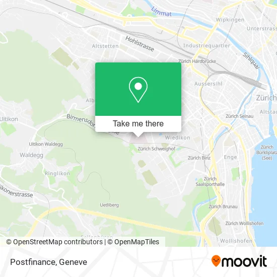 Postfinance map