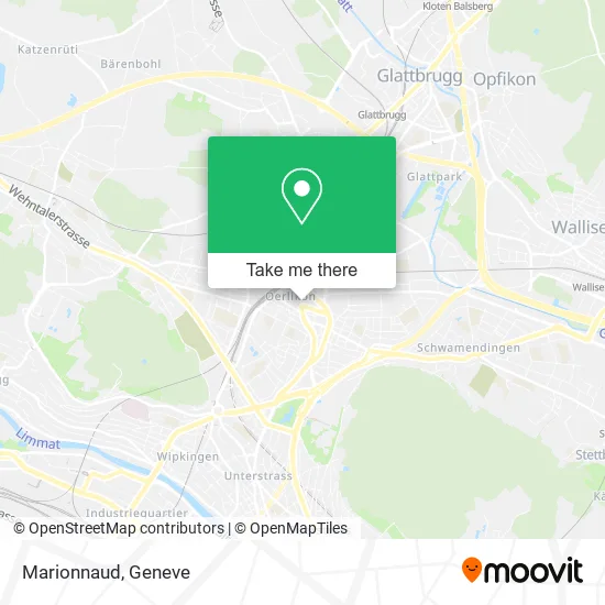 Marionnaud map