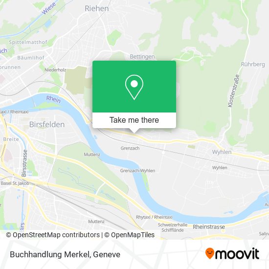 Buchhandlung Merkel map