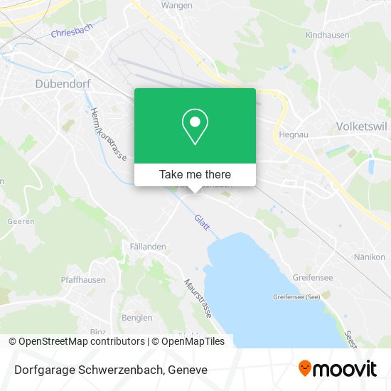 Dorfgarage Schwerzenbach map